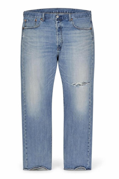 Mens UK Size L Levi's Regular Fit Straight Blue Jeans