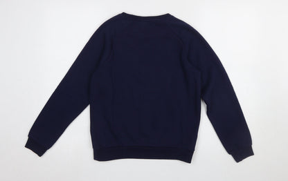 Scotch & Soda Girls Blue Logo Pullover Sweatshirt Size 12 Years