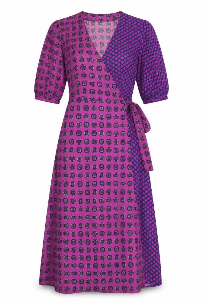 Womens UK Size S Cecilie Copenhagen Wrap Dress
