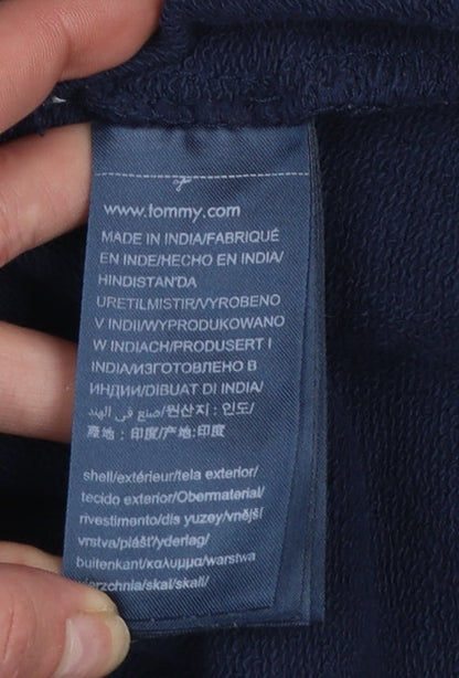 Boys UK Size 10 Years Tommy Hilfiger Blue Pullover Hoodie
