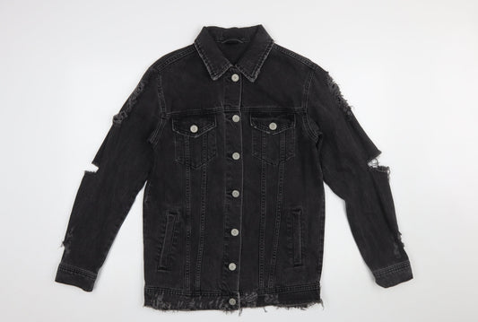 Womens UK Size XS BDG Black Basic Jacket