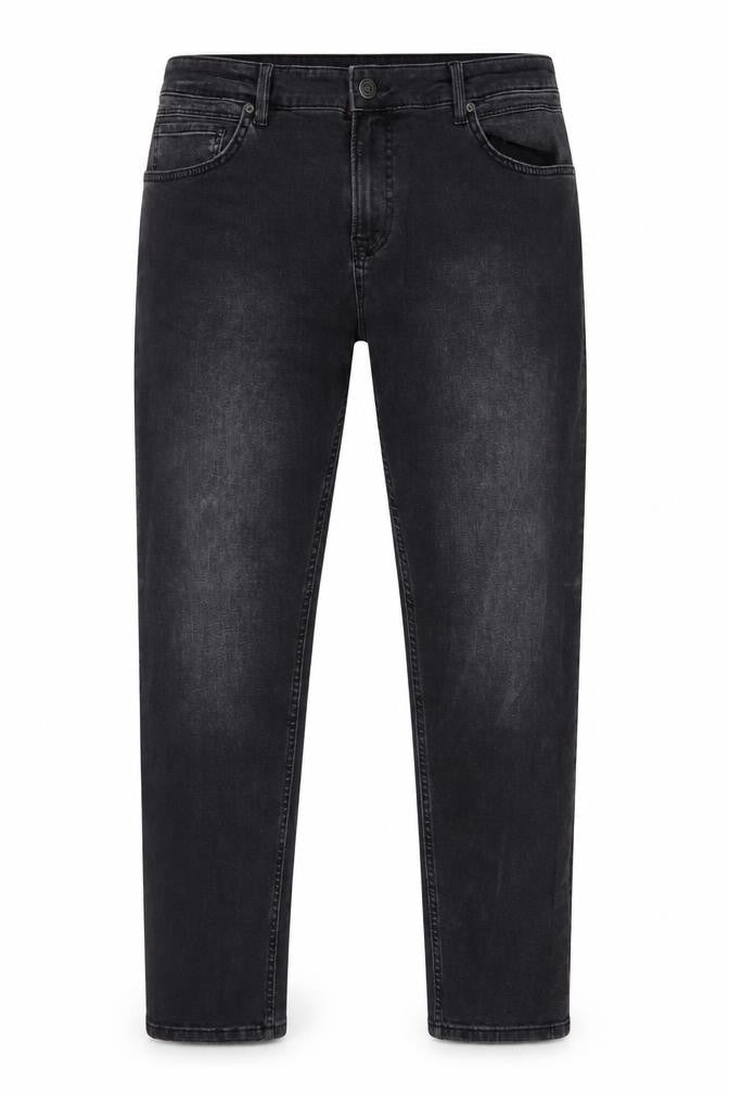 Mens UK Size 38S A-FRAME Slim Fit Straight Black Jeans