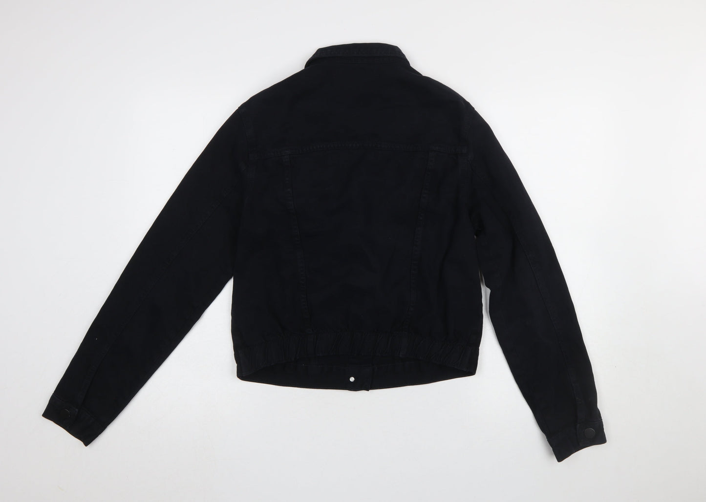 Womens UK Size M Pool Jeans Black Basic Jacket