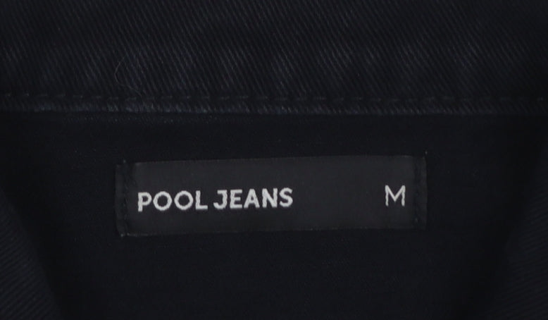 Womens UK Size M Pool Jeans Black Basic Jacket