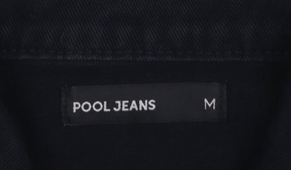 Womens UK Size M Pool Jeans Black Basic Jacket