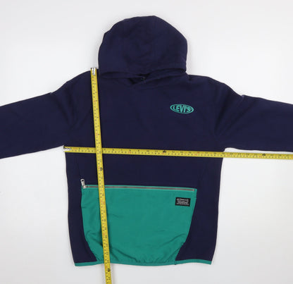 Boys UK Size 14 Years Levi's Blue Pullover Hoodie