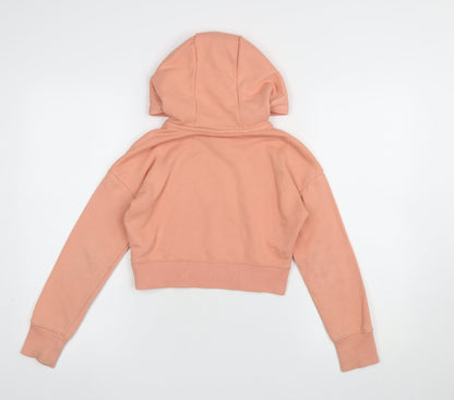 Girls UK Size S Nike Pink Pullover Hoodie