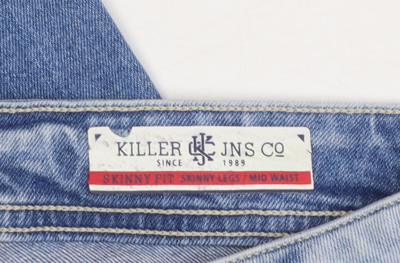 Mens UK Size 36 Killer Slim Fit Skinny Blue Jeans