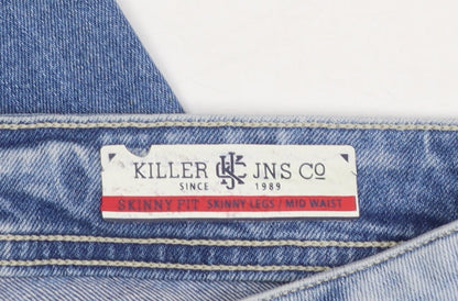 Mens UK Size 36 Killer Slim Fit Skinny Blue Jeans