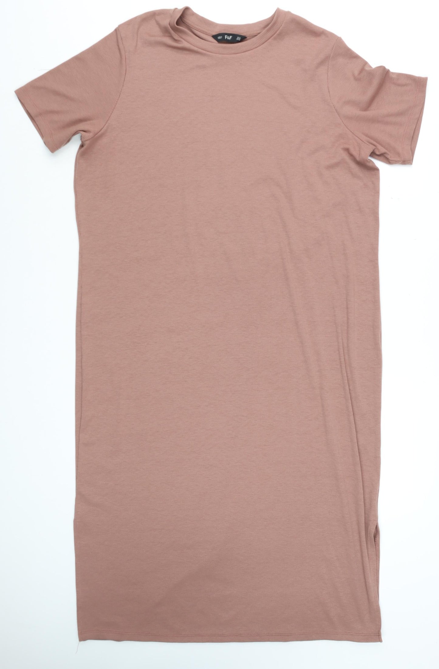 Womens UK Size 10 F&F T-Shirt Dress