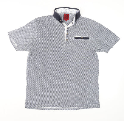 Mens UK Size L Swade 100% Cotton Polo Shirt