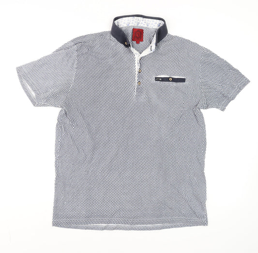 Mens UK Size L Swade 100% Cotton Polo Shirt