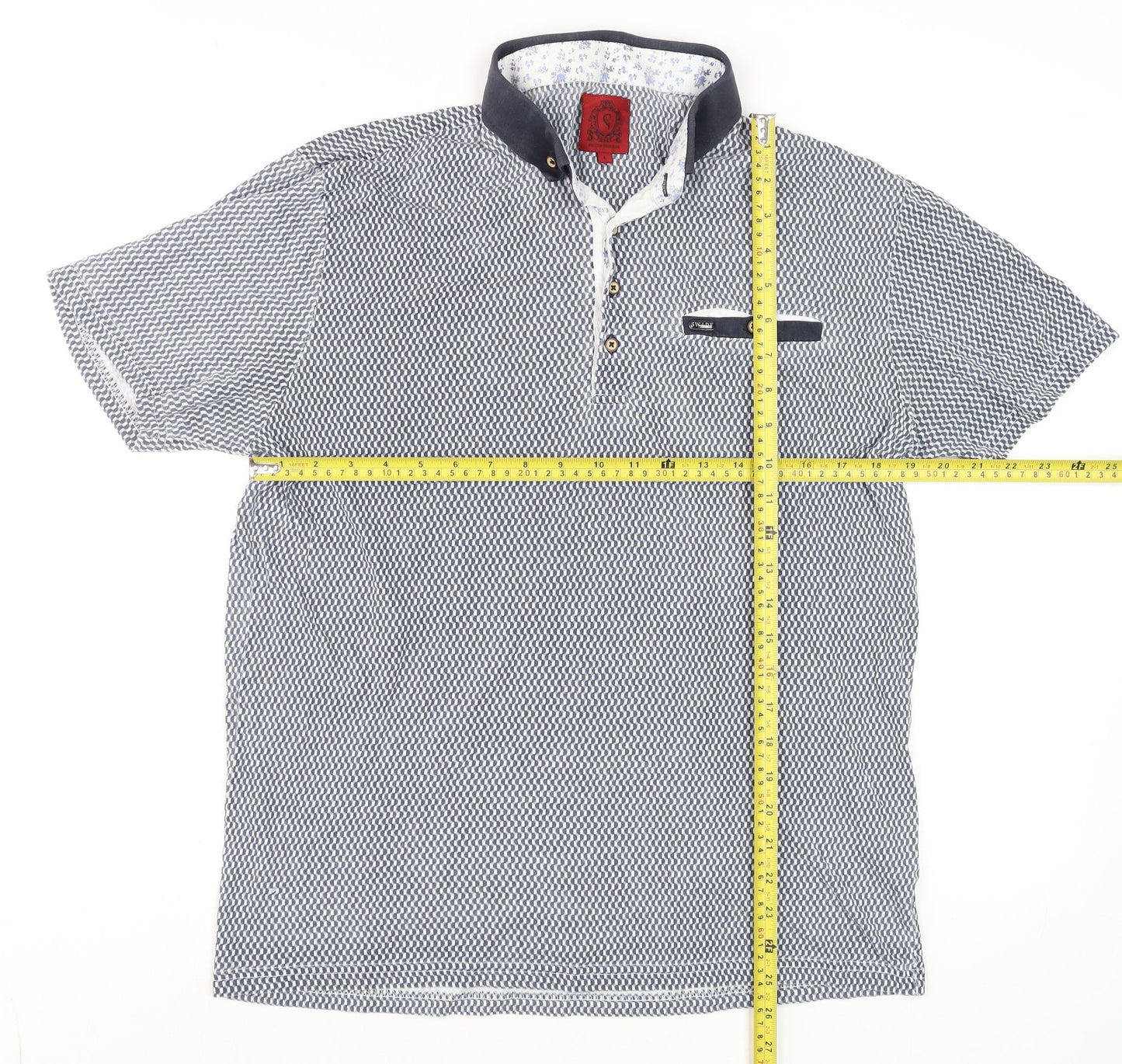 Mens UK Size L Swade 100% Cotton Polo Shirt