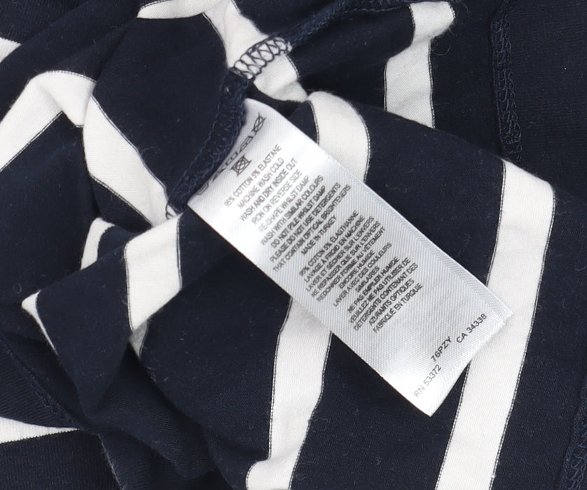 Womens UK Size M French Connection Blue Basic T-Shirt