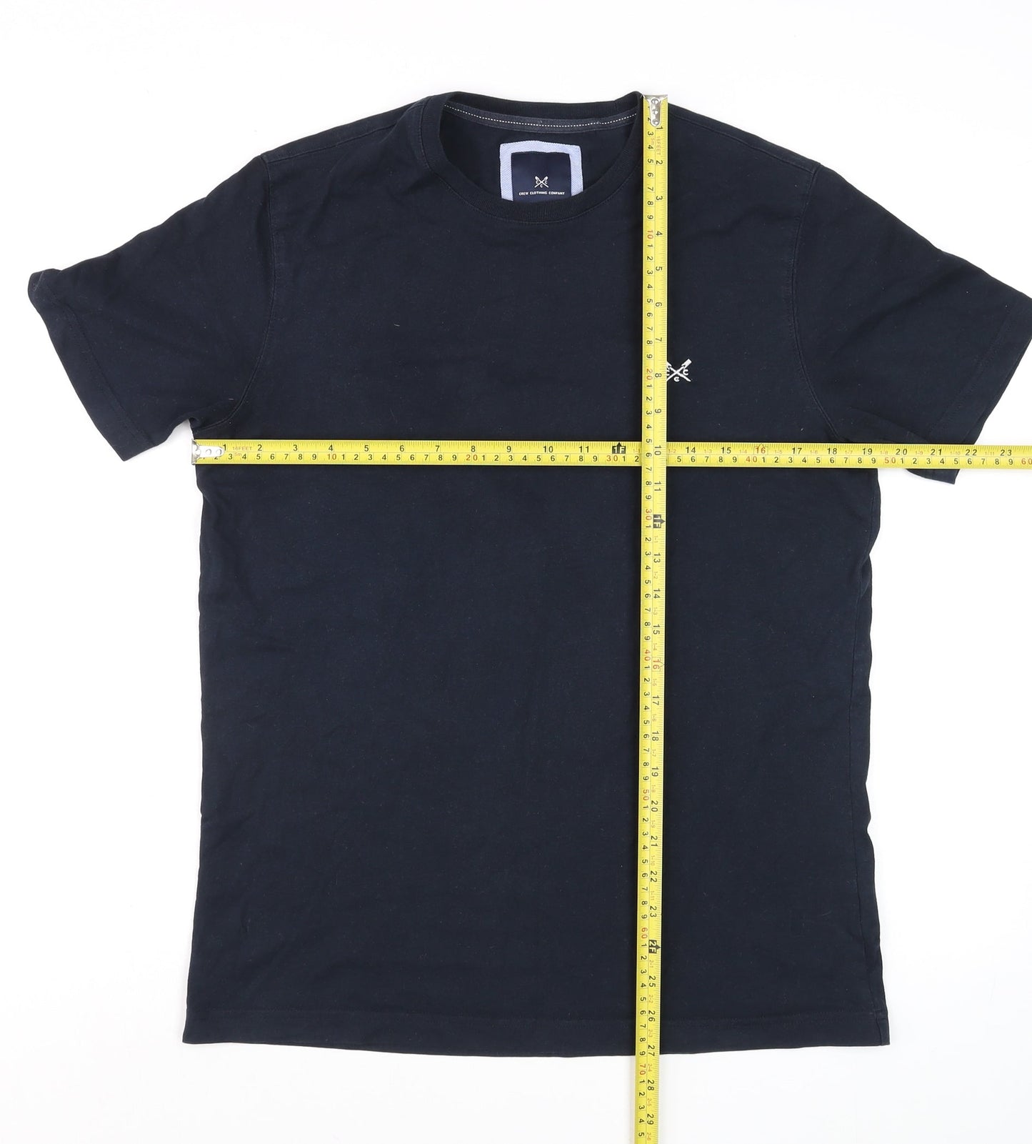 Mens UK Size M Crew Clothing Company Blue  T-Shirt