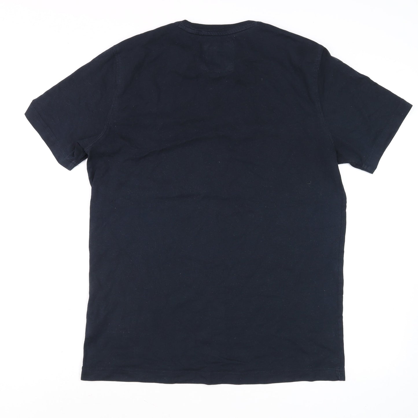 Mens UK Size M Crew Clothing Company Blue  T-Shirt
