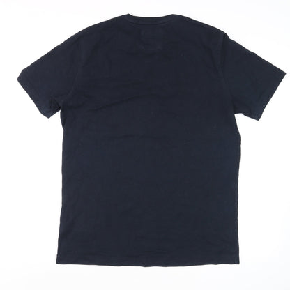 Mens UK Size M Crew Clothing Company Blue  T-Shirt