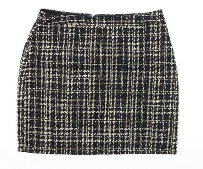 Womens UK Size 12 Papaya Straight & Pencil Tweed Skirt