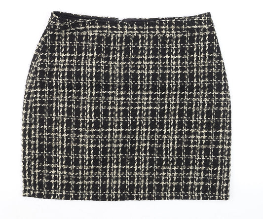 Womens UK Size 12 Papaya Straight & Pencil Tweed Skirt