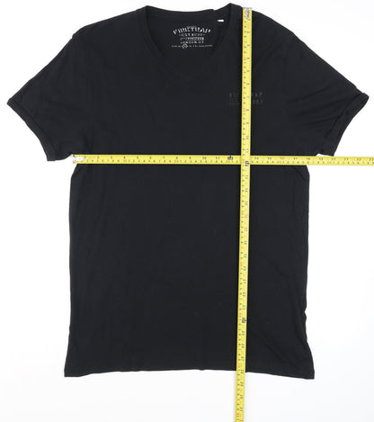 Mens UK Size M Firetrap Black  T-Shirt