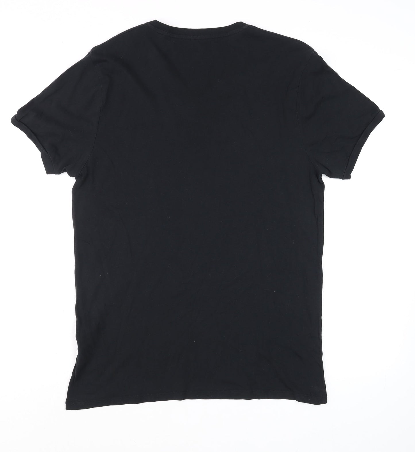 Mens UK Size M Firetrap Black  T-Shirt