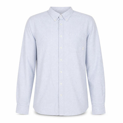 Firetrap Men's Blue Long Sleeve Button-Down Cotton Shirt Size M