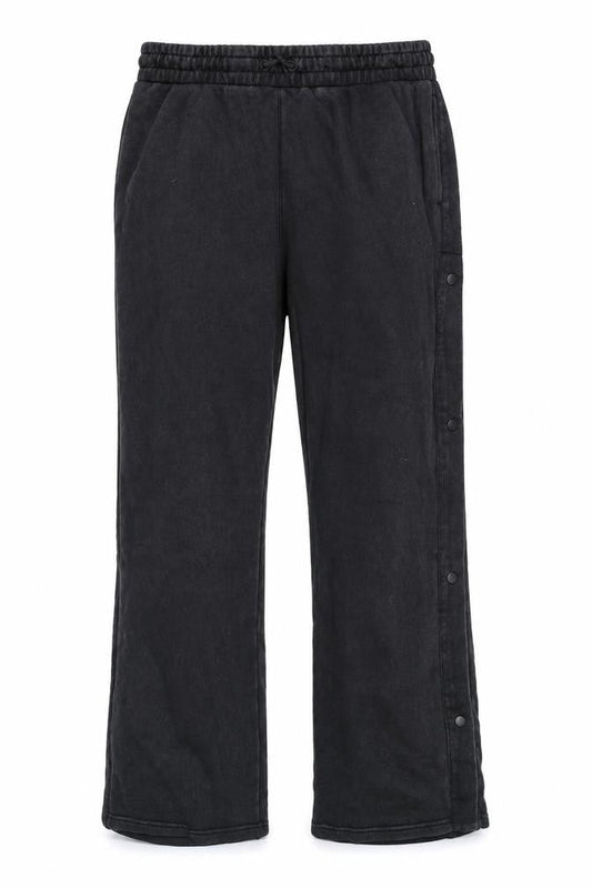Mens UK Size XL Fletcher x Supply & Demand Regular Fit Track Pants Black Trouser