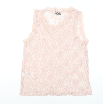 Womens UK Size XL VILA Beige Camisole Tank