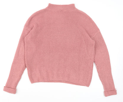 Womens UK Size L Primark Pink Pullover Jumper