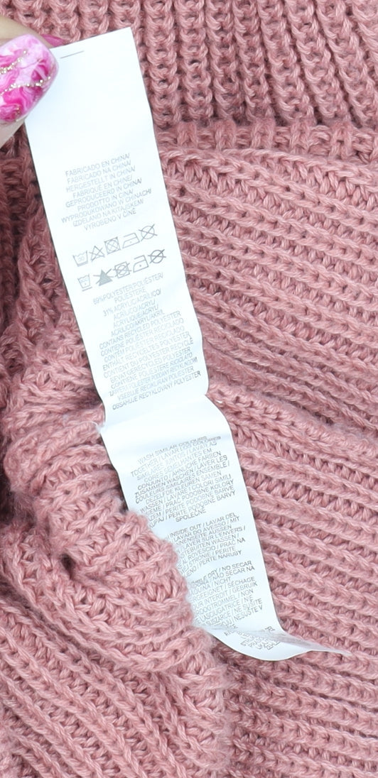 Womens UK Size L Primark Pink Pullover Jumper