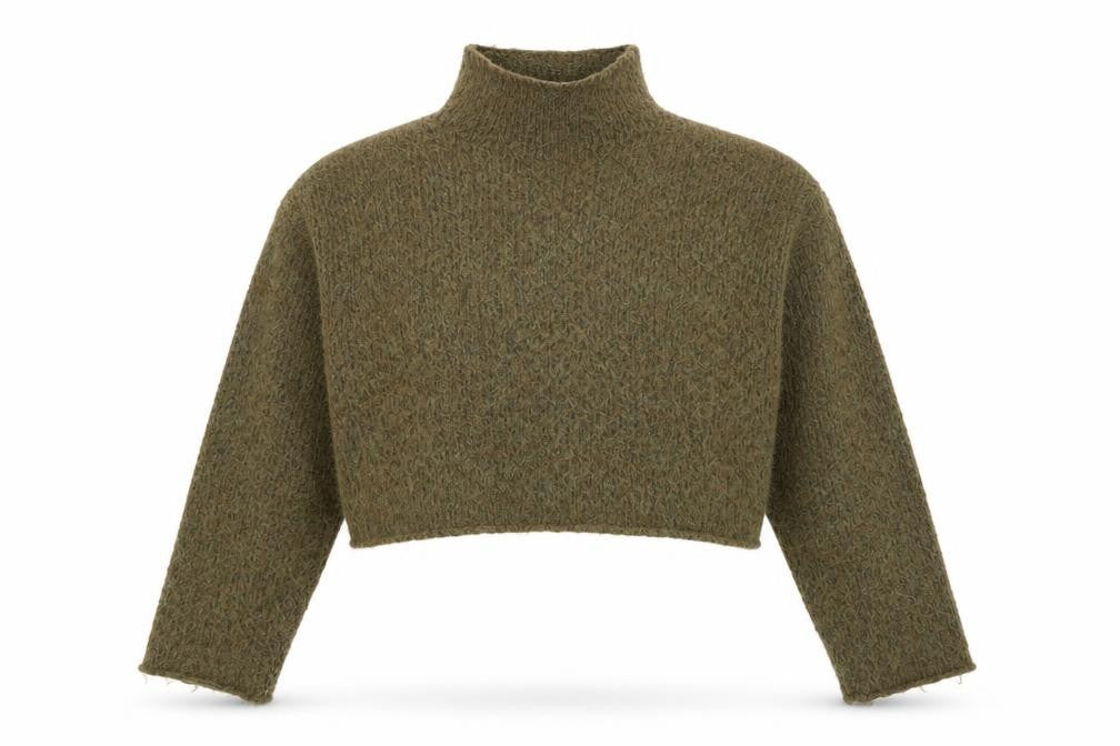 Womens UK Size S Zara Green Pullover Jumper