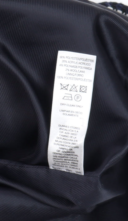 Womens UK Size 14 Gallery Blue Overcoat