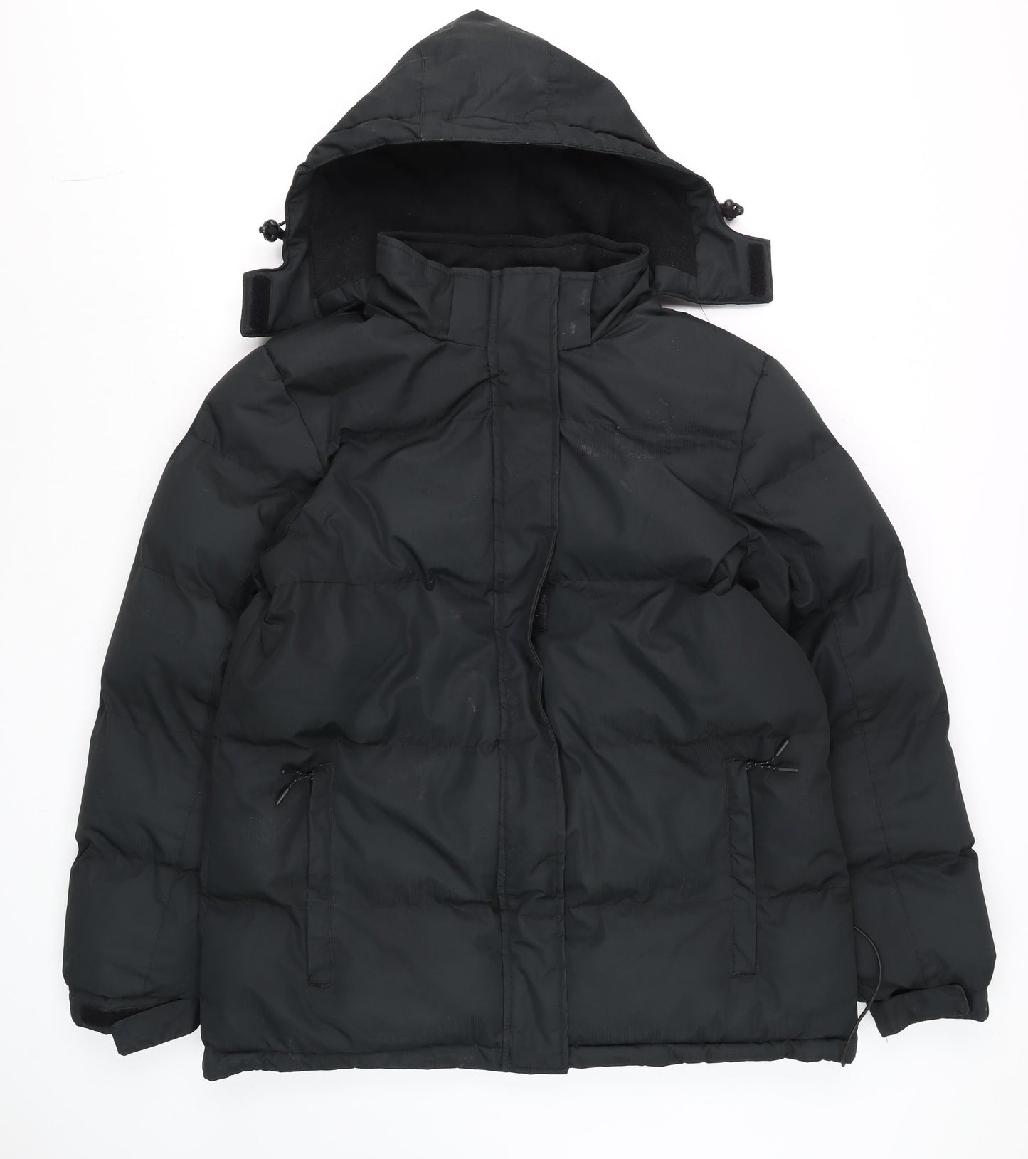 Womens UK Size 14 Mountain Warehouse Black Puffer Jacket