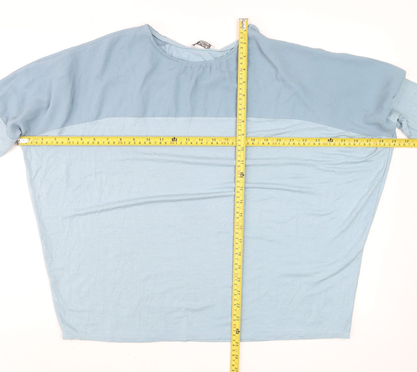 Womens UK Size L d.e.c.k. by Decollage Blue Basic T-Shirt