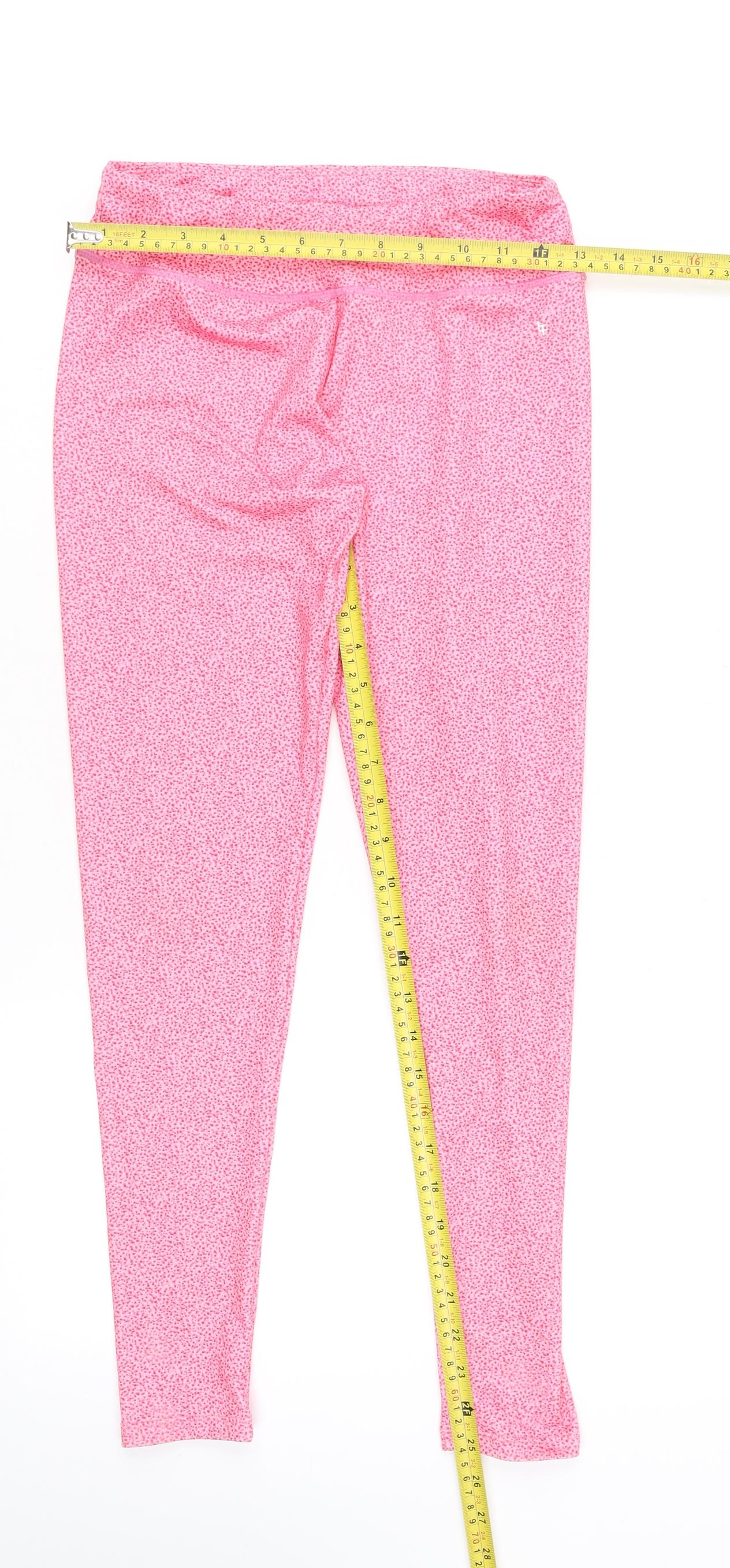 Womens UK Size M Leigh Tucker Willow Regular Fit Leggings Pink Leggings
