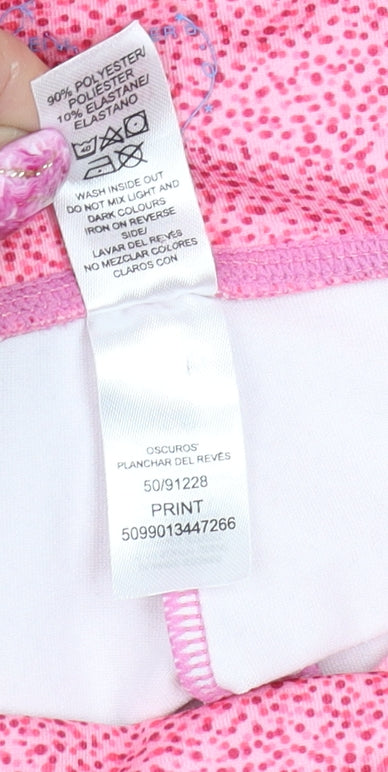 Womens UK Size M Leigh Tucker Willow Regular Fit Leggings Pink Leggings