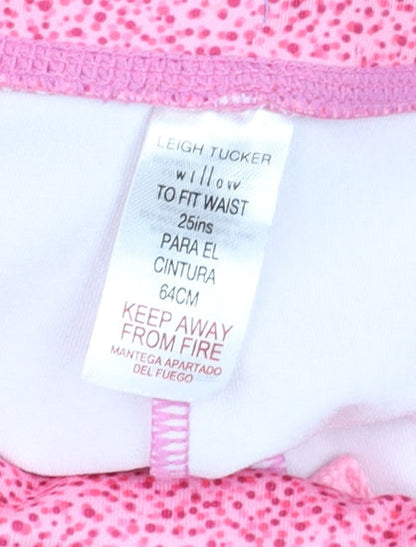 Womens UK Size M Leigh Tucker Willow Regular Fit Leggings Pink Leggings