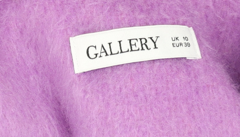 Womens UK Size 10 Gallery Purple Overcoat