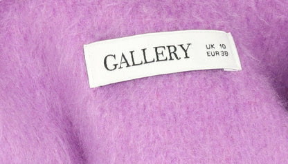 Womens UK Size 10 Gallery Purple Overcoat
