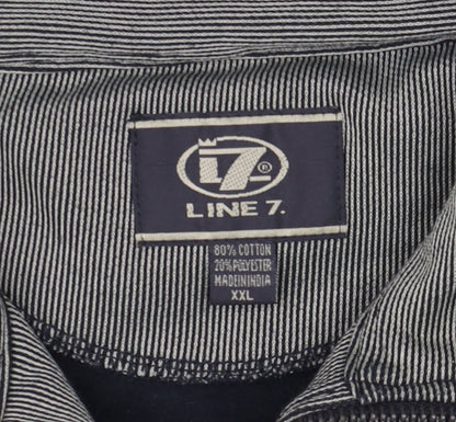 Mens UK Size 2XL Line 7 Grey  T-Shirt