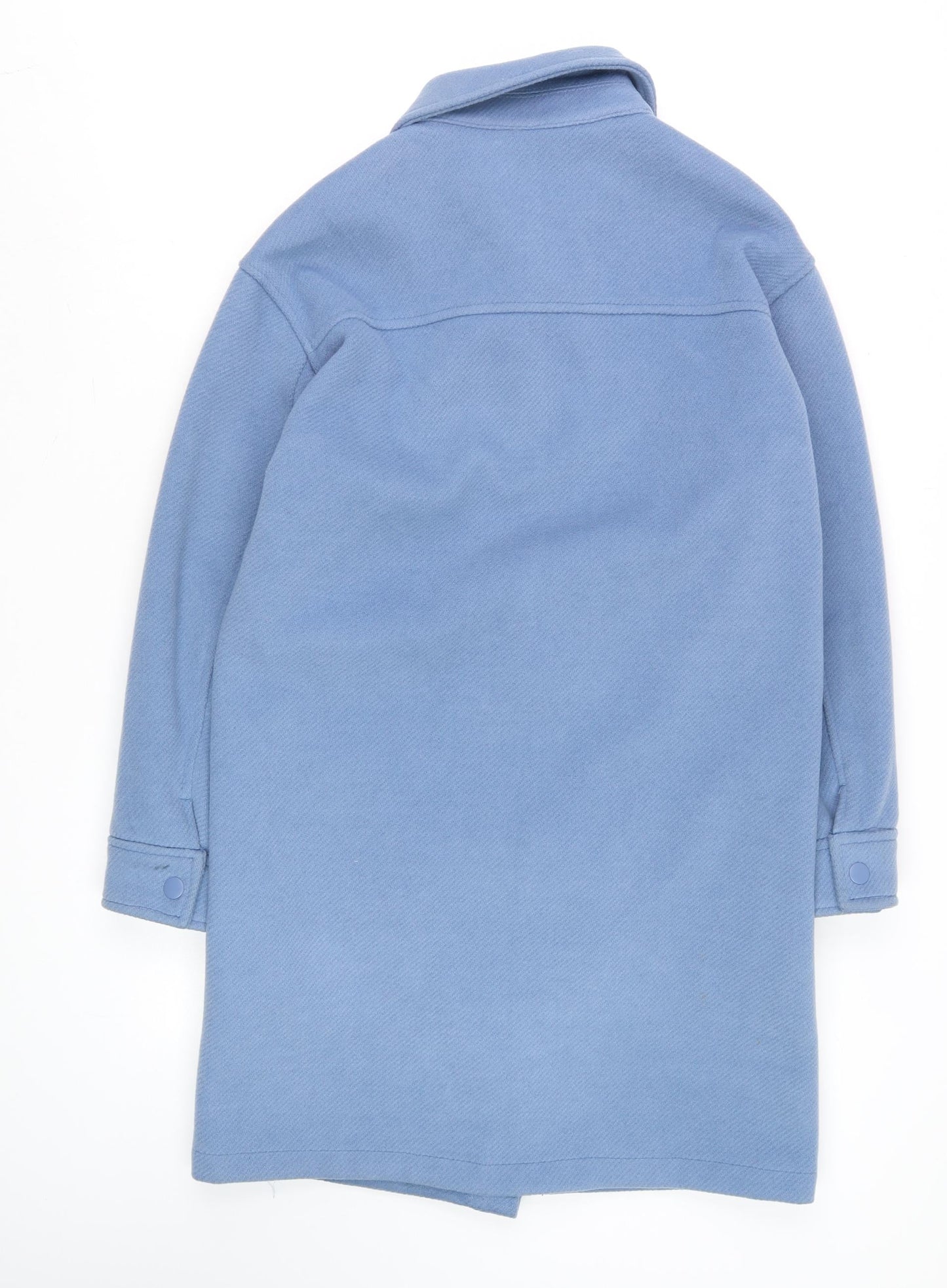 Womens UK Size XS Marks and Spencer Blue Overcoat