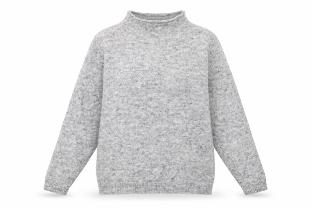Womens UK Size L Fransa Grey Pullover Jumper
