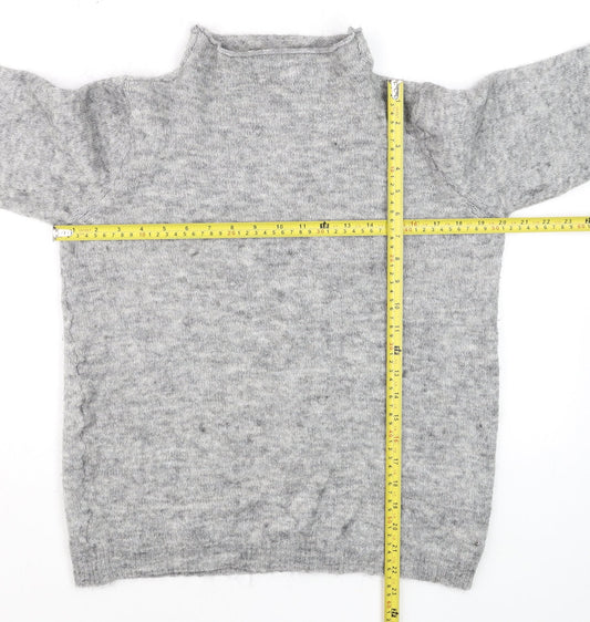 Womens UK Size L Fransa Grey Pullover Jumper