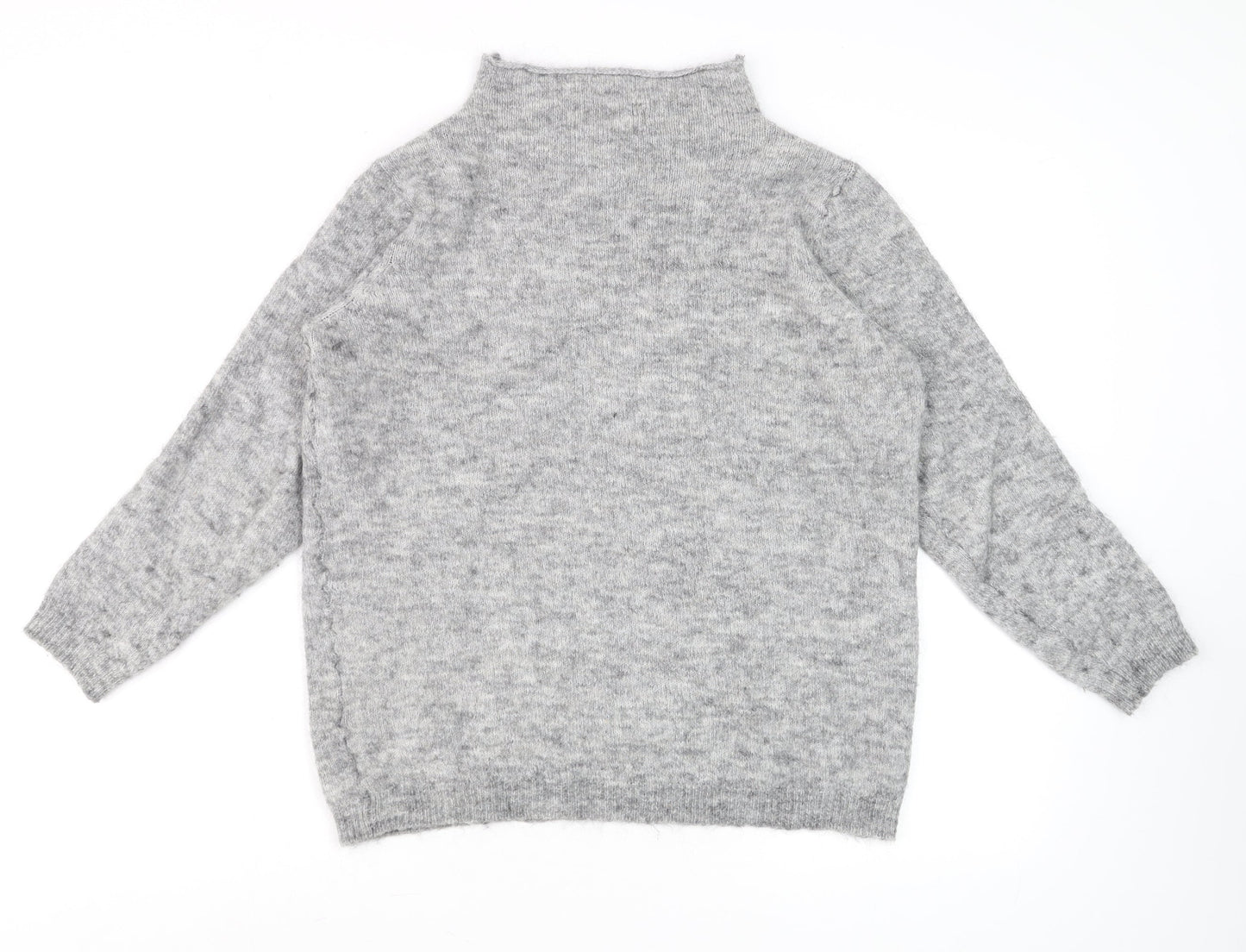 Womens UK Size L Fransa Grey Pullover Jumper