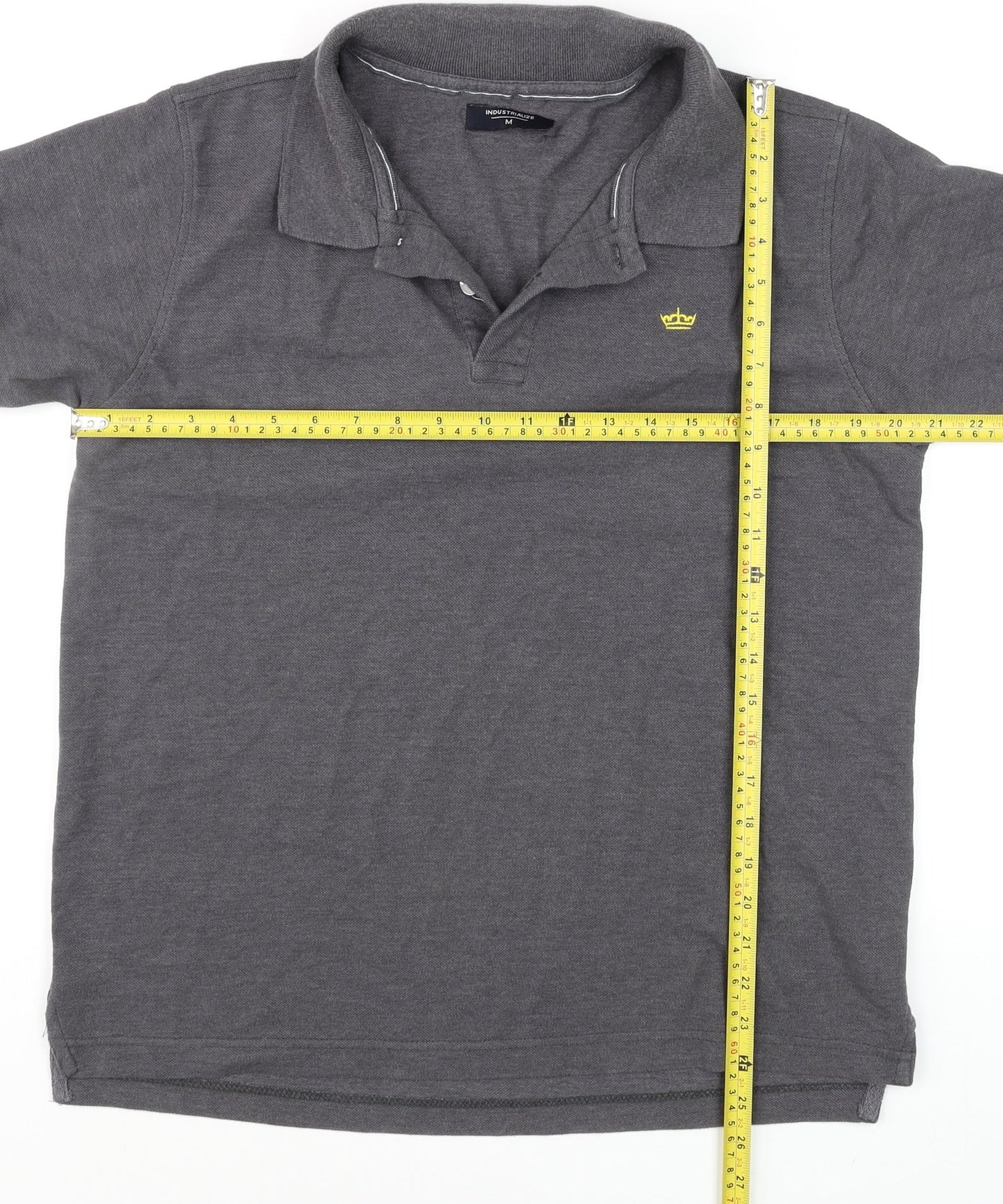 Mens UK Size M Industrialize Cotton Blend Polo Shirt