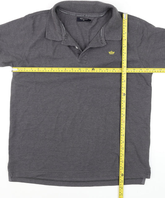 Mens UK Size M Industrialize Cotton Blend Polo Shirt
