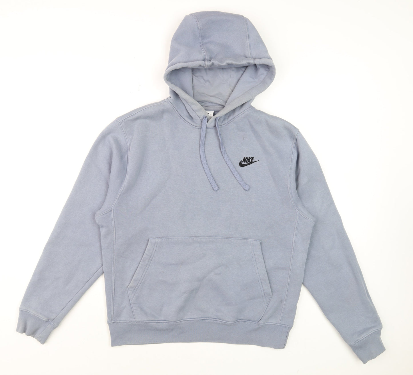 Mens UK Size S Nike Blue Pullover Hoodie