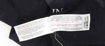 Girls UK Size 10-11 Years Wednesday Black Basic T-Shirt