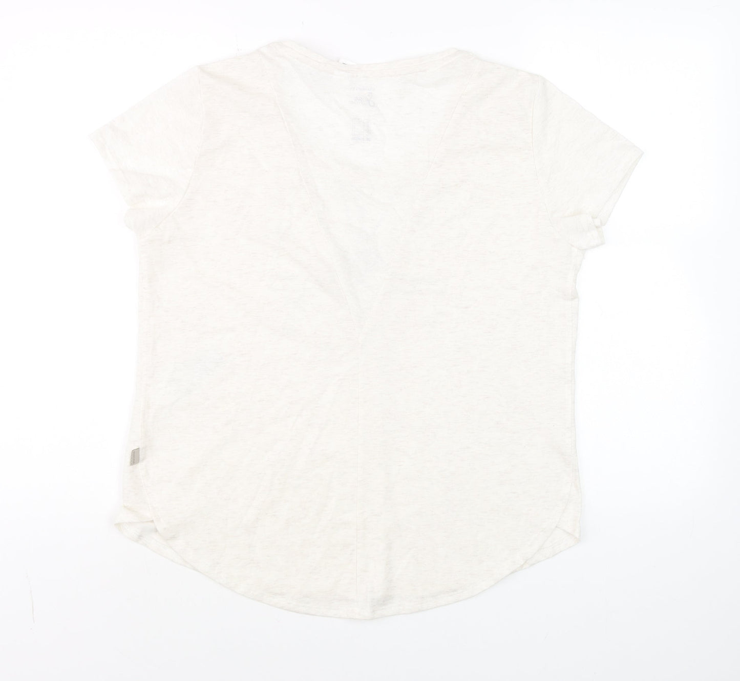 Mens UK Size L DECATHLON Beige  T-Shirt