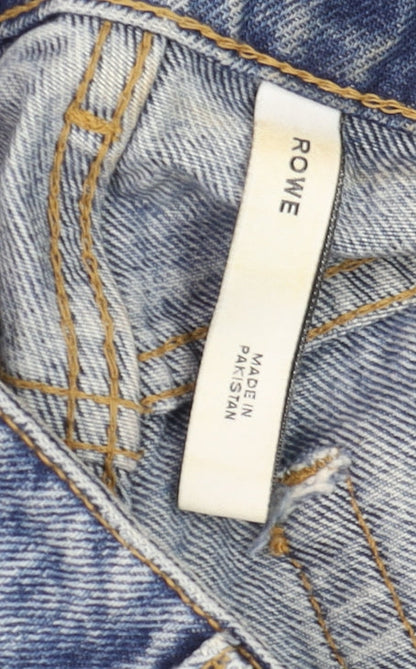 Mens UK Size 26/32 Weekday Regular Fit Straight Blue Jeans